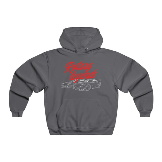 Hooded Sweatshirt - Rotary Legends - Rotary Worlds- RX7