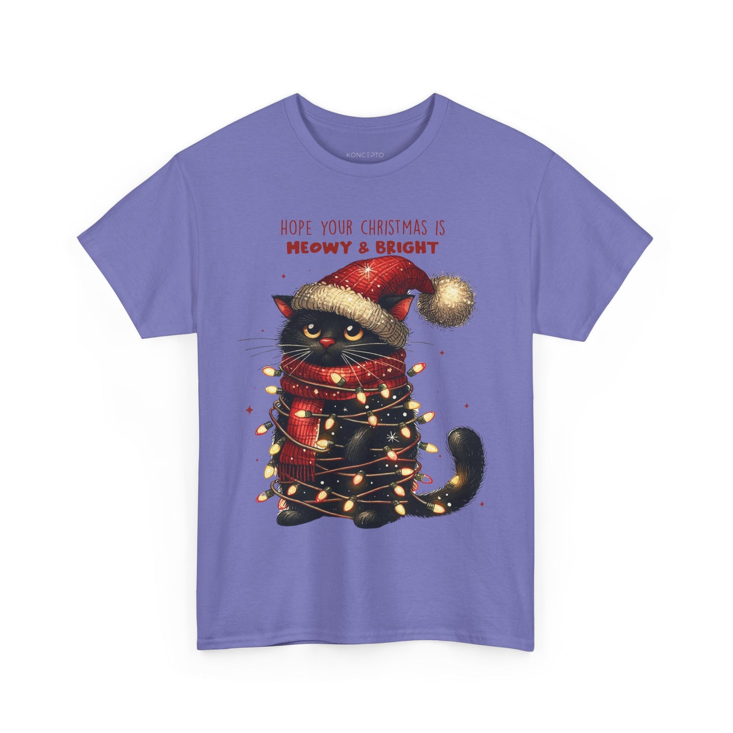 Hope Your Christmas is Meowy & Bright - Cute Cat Holiday Greeting