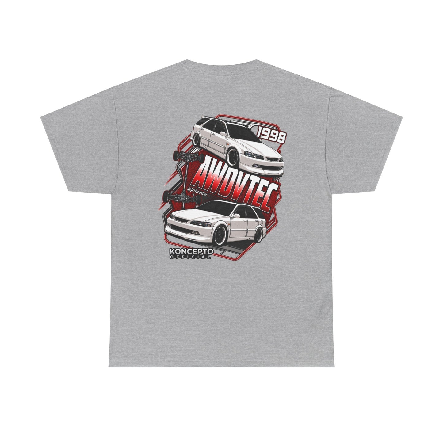 1998 AWD Wagon Shirt, JDM Inspired Car Tee, Import Wagon Graphic Shirt, Automotive Streetwear, Car Enthusiast Gift