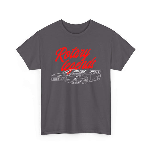 Rotary Legends T-Shirt, Classic Rotary Engine Cars Tee, Racing Enthusiast Apparel