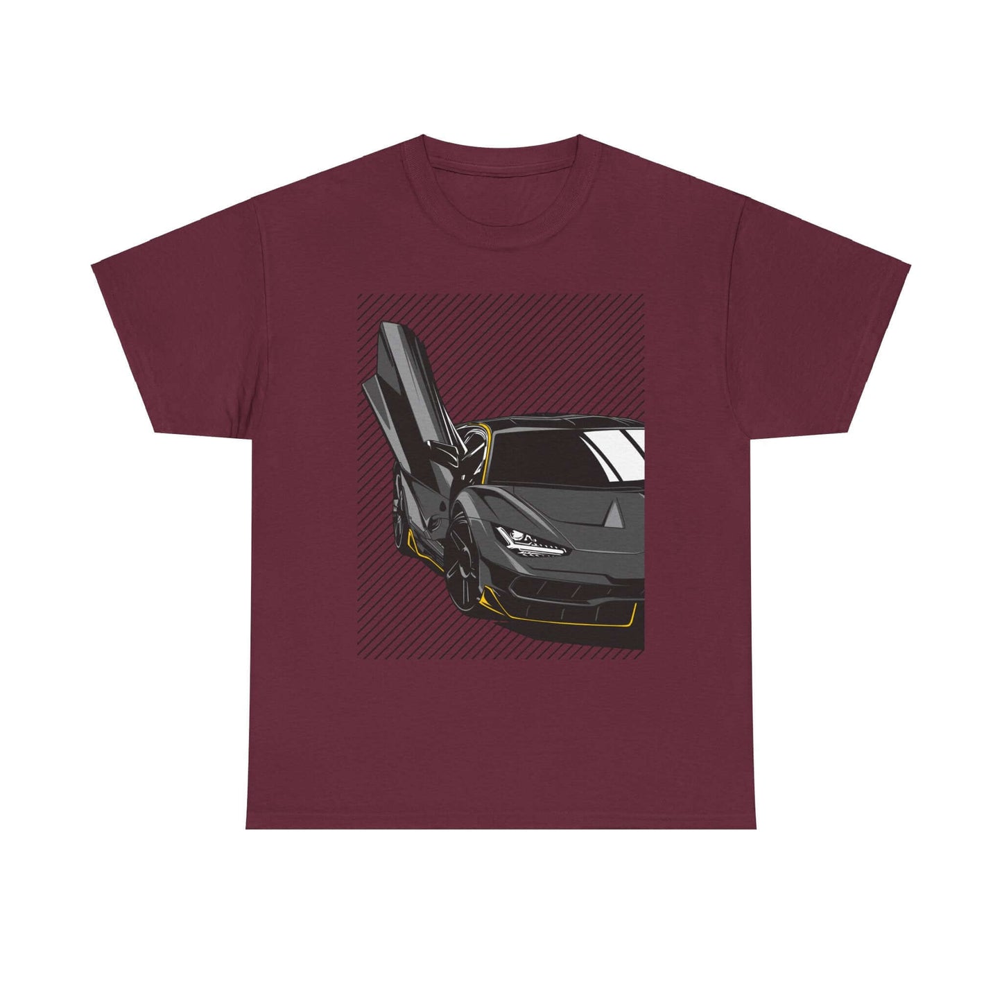 Modern Supercar T-Shirt, Contemporary Auto Enthusiast Tee, Trendy Racewear