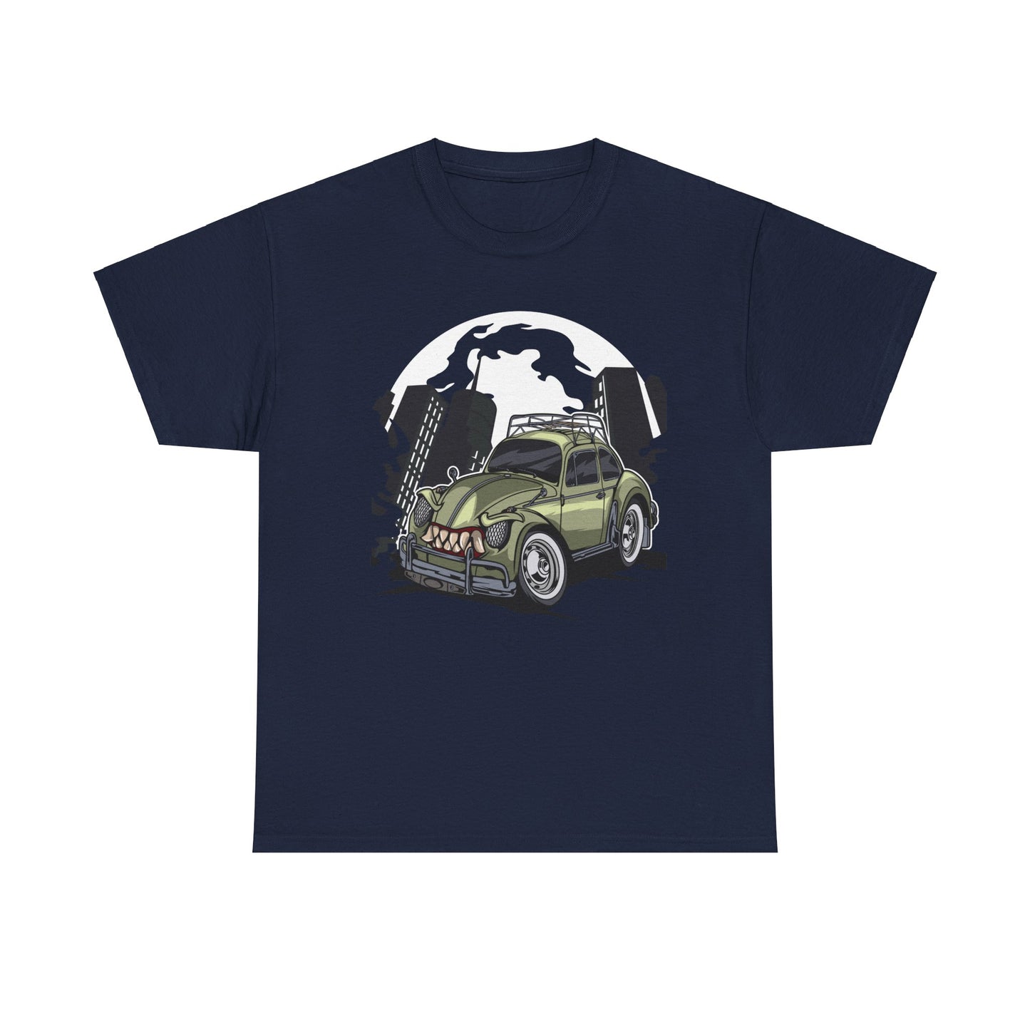 Beetle Art Unisex Tee - Vintage Car Urban Monster Retro Unique Print