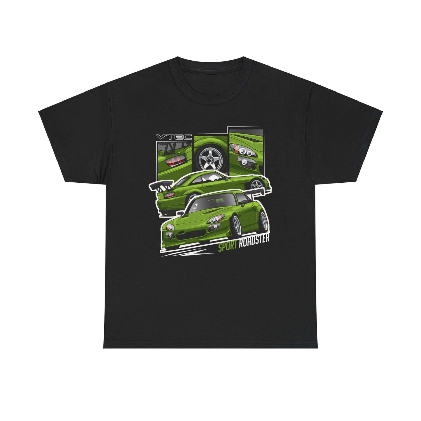 Sport Car Tee - Vibrant Green Honda S2000