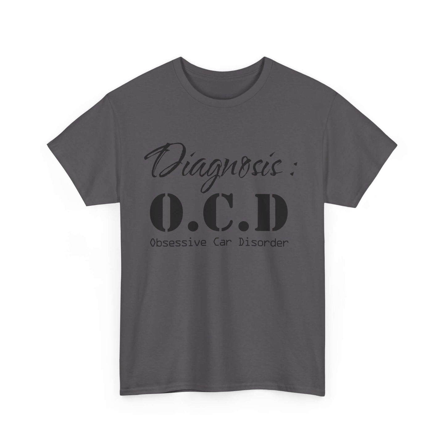 Unique Car Enthusiast T-Shirt: Show Your Love for Cars with OCD (Obsessive Car Disorder)