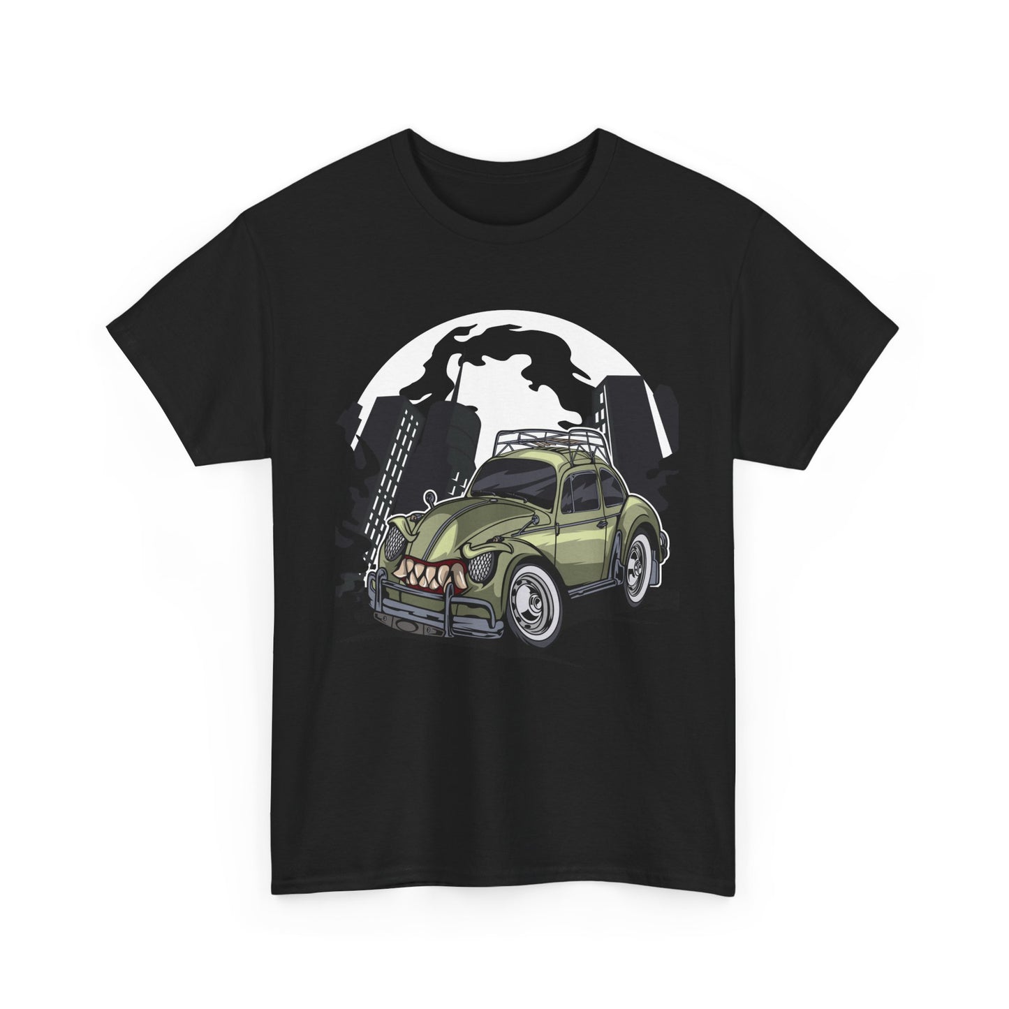 Beetle Art Unisex Tee - Vintage Car Urban Monster Retro Unique Print