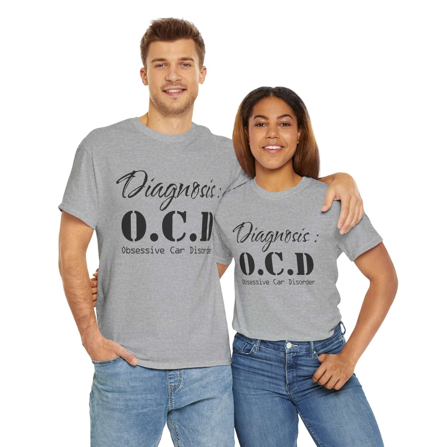 Unique Car Enthusiast T-Shirt: Show Your Love for Cars with OCD (Obsessive Car Disorder)