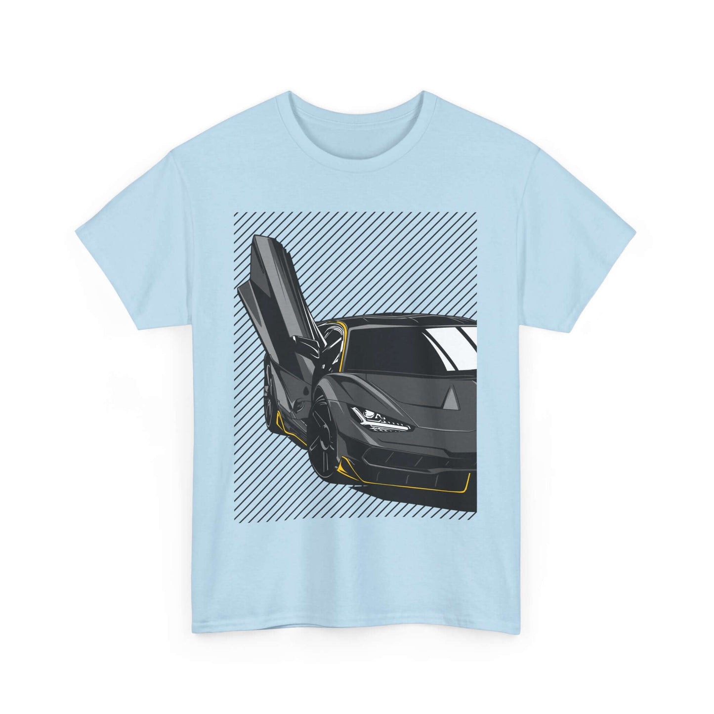 Modern Supercar T-Shirt, Contemporary Auto Enthusiast Tee, Trendy Racewear