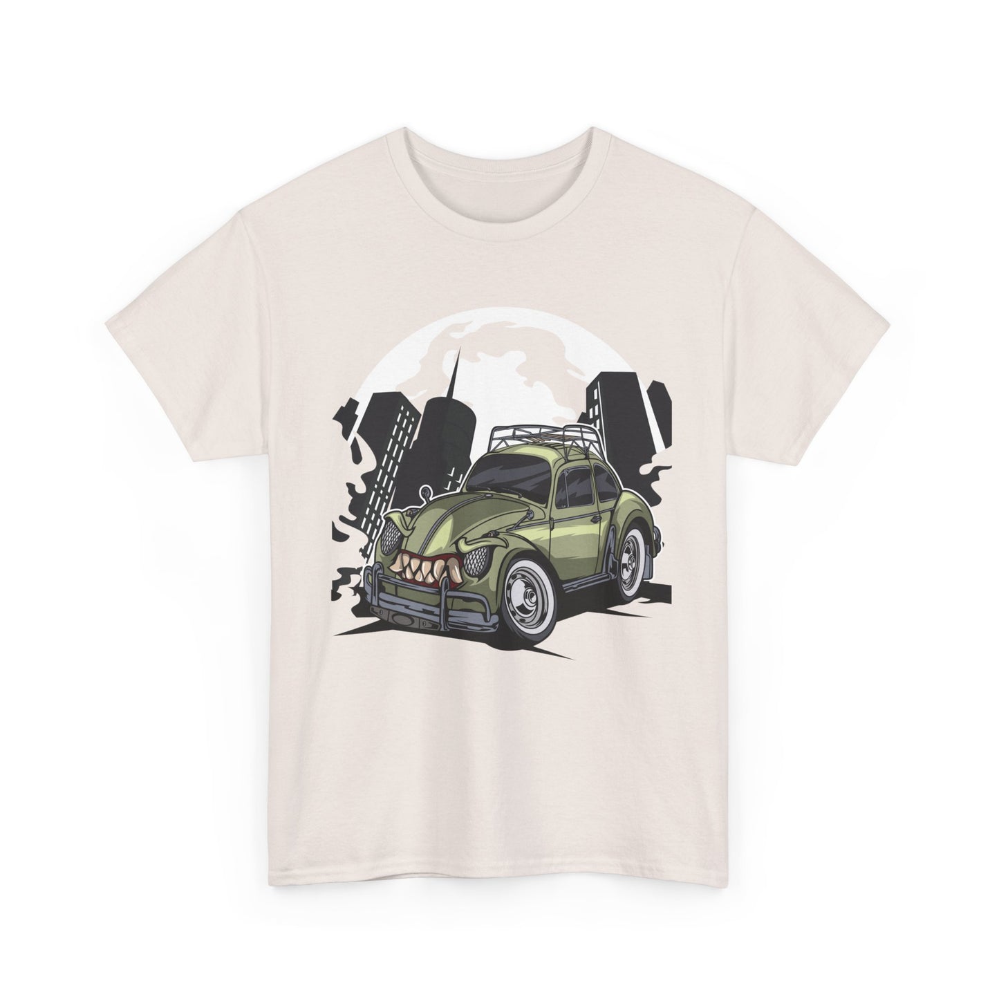 Beetle Art Unisex Tee - Vintage Car Urban Monster Retro Unique Print