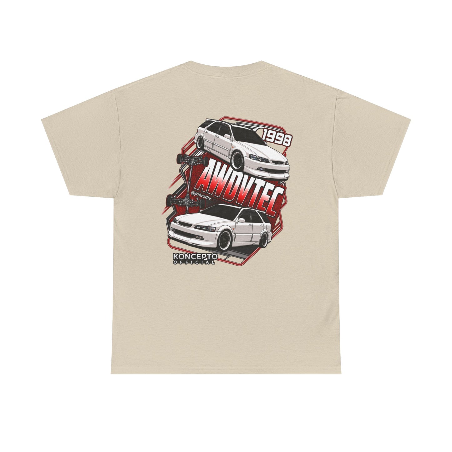 1998 AWD Wagon Shirt, JDM Inspired Car Tee, Import Wagon Graphic Shirt, Automotive Streetwear, Car Enthusiast Gift