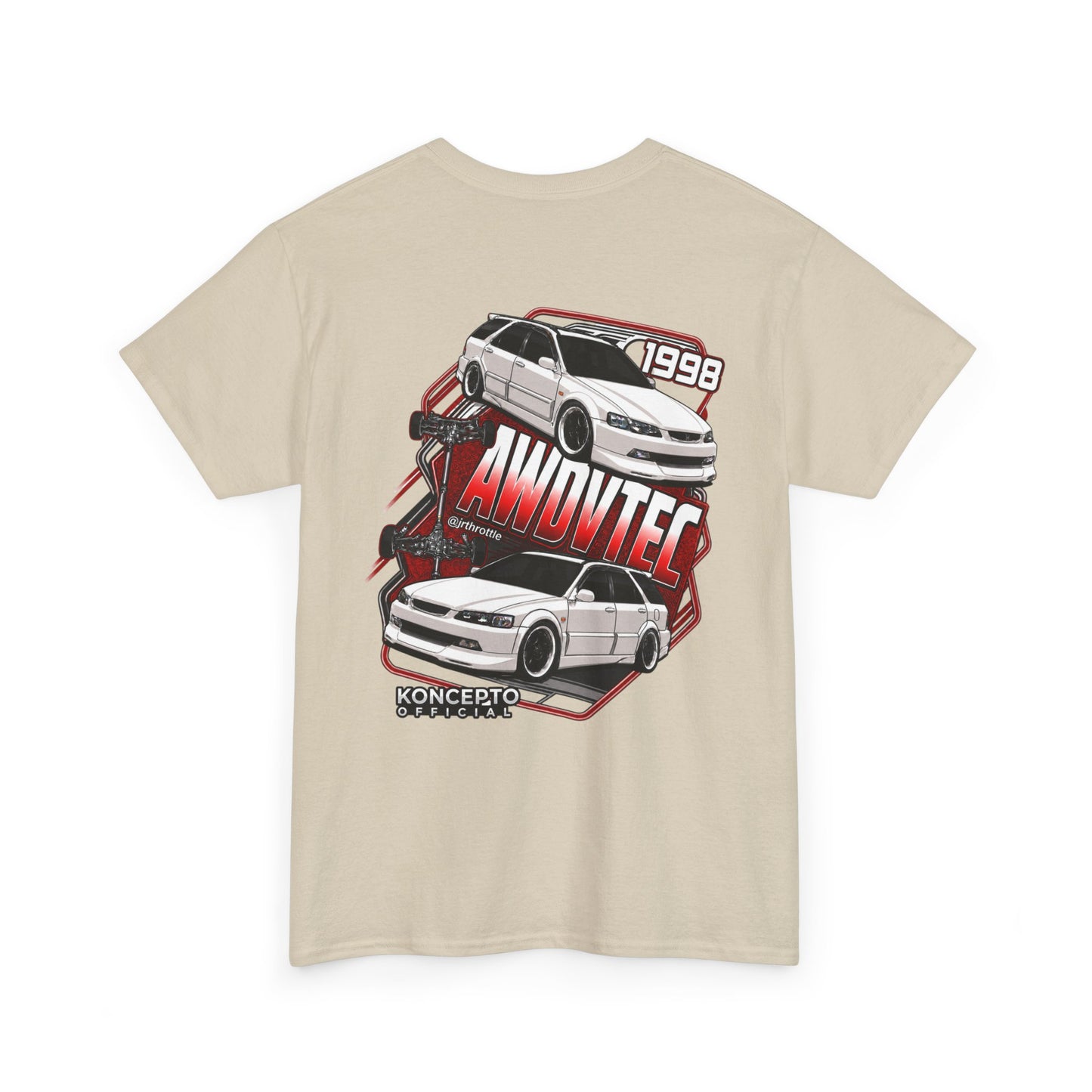 1998 AWD Wagon Shirt, JDM Inspired Car Tee, Import Wagon Graphic Shirt, Automotive Streetwear, Car Enthusiast Gift