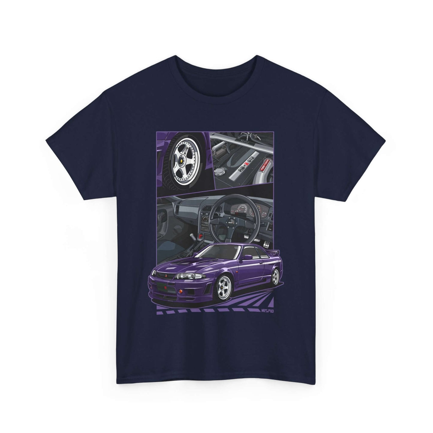 JDM Purple NISMO Nissan Silvia Cartoon T-Shirt