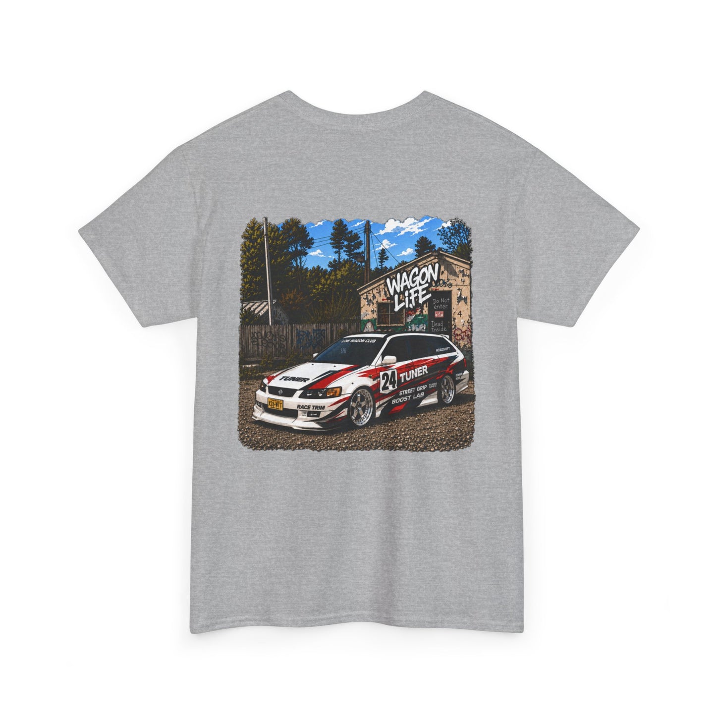 Wagon Life Shirt, AWD Wagon Graphic Tee, Import Car Shirt, JDM Inspired Streetwear, Tuner Wagon Car Meet Tee