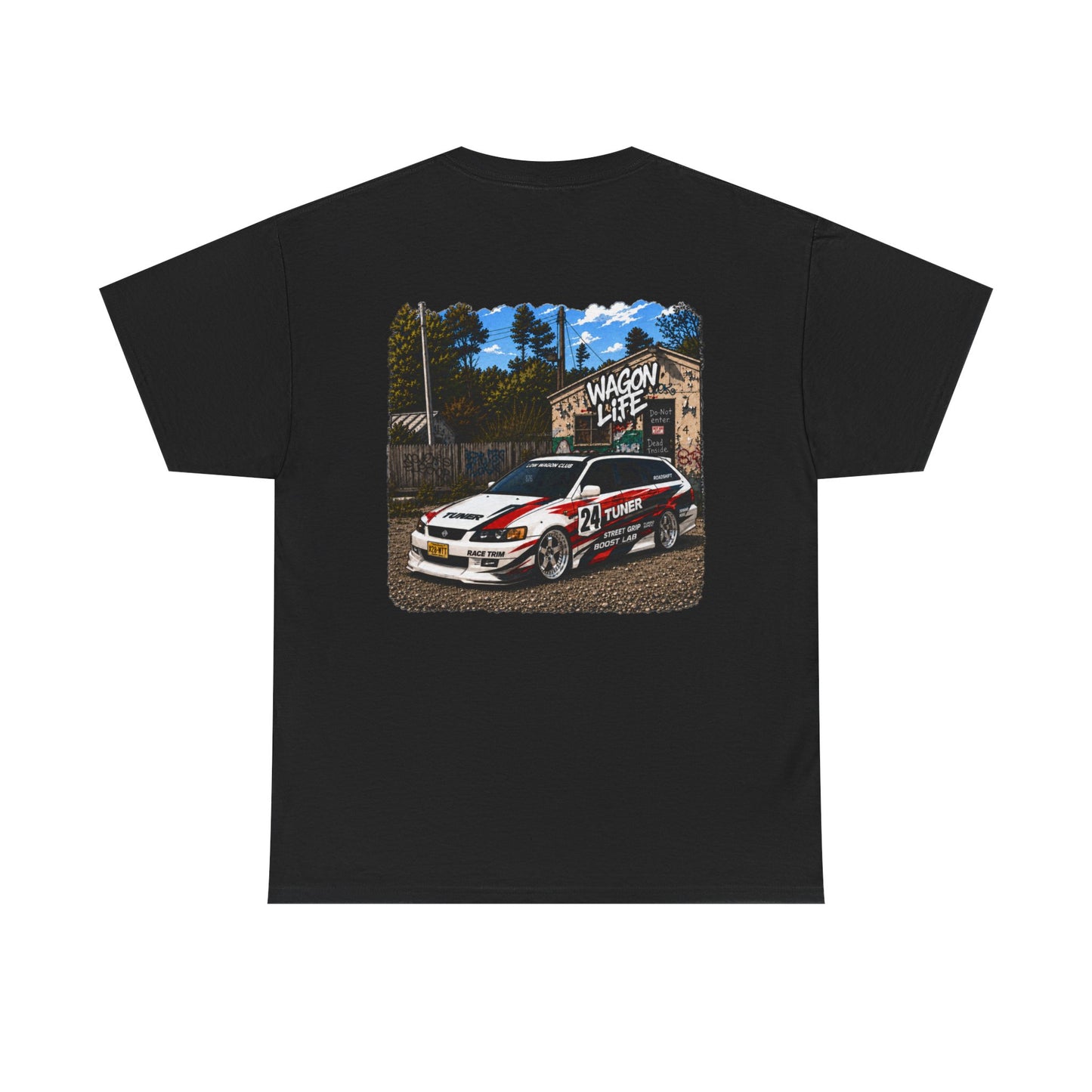 Wagon Life Shirt, AWD Wagon Graphic Tee, Import Car Shirt, JDM Inspired Streetwear, Tuner Wagon Car Meet Tee