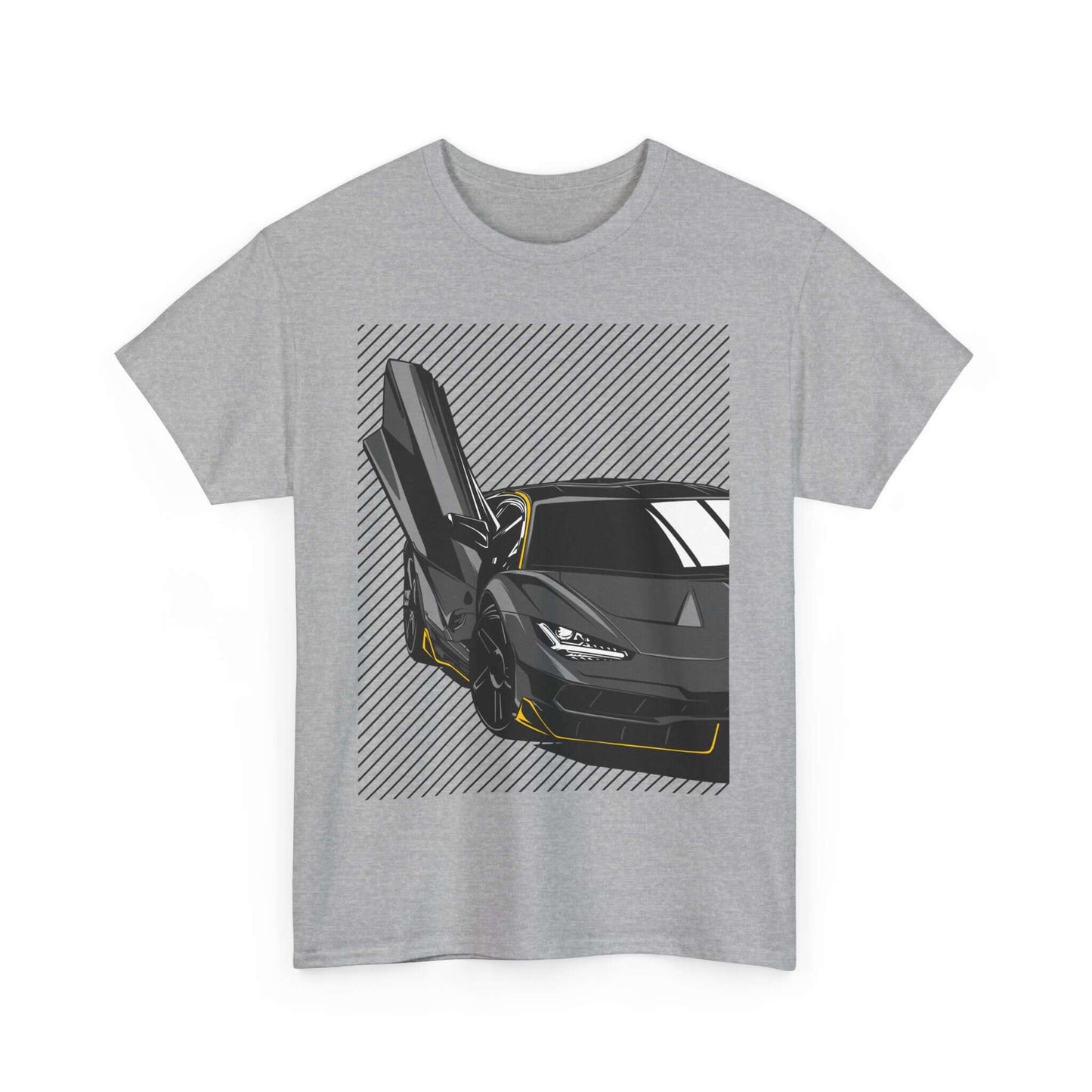 Modern Supercar T-Shirt, Contemporary Auto Enthusiast Tee, Trendy Racewear