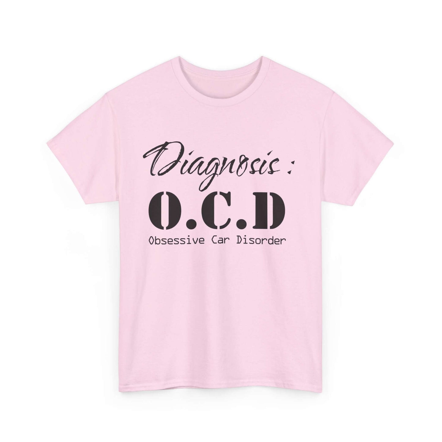 Unique Car Enthusiast T-Shirt: Show Your Love for Cars with OCD (Obsessive Car Disorder)