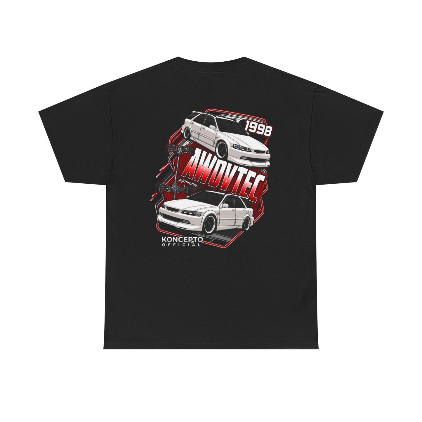 1998 AWD Wagon Shirt, JDM Inspired Car Tee, Import Wagon Graphic Shirt, Automotive Streetwear, Car Enthusiast Gift