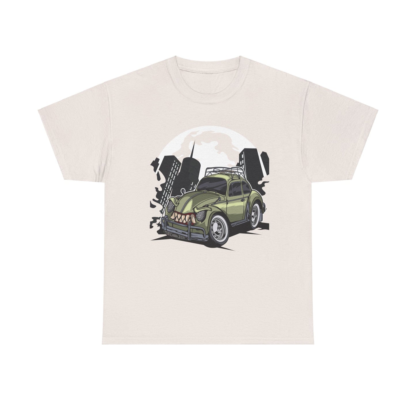 Beetle Art Unisex Tee - Vintage Car Urban Monster Retro Unique Print