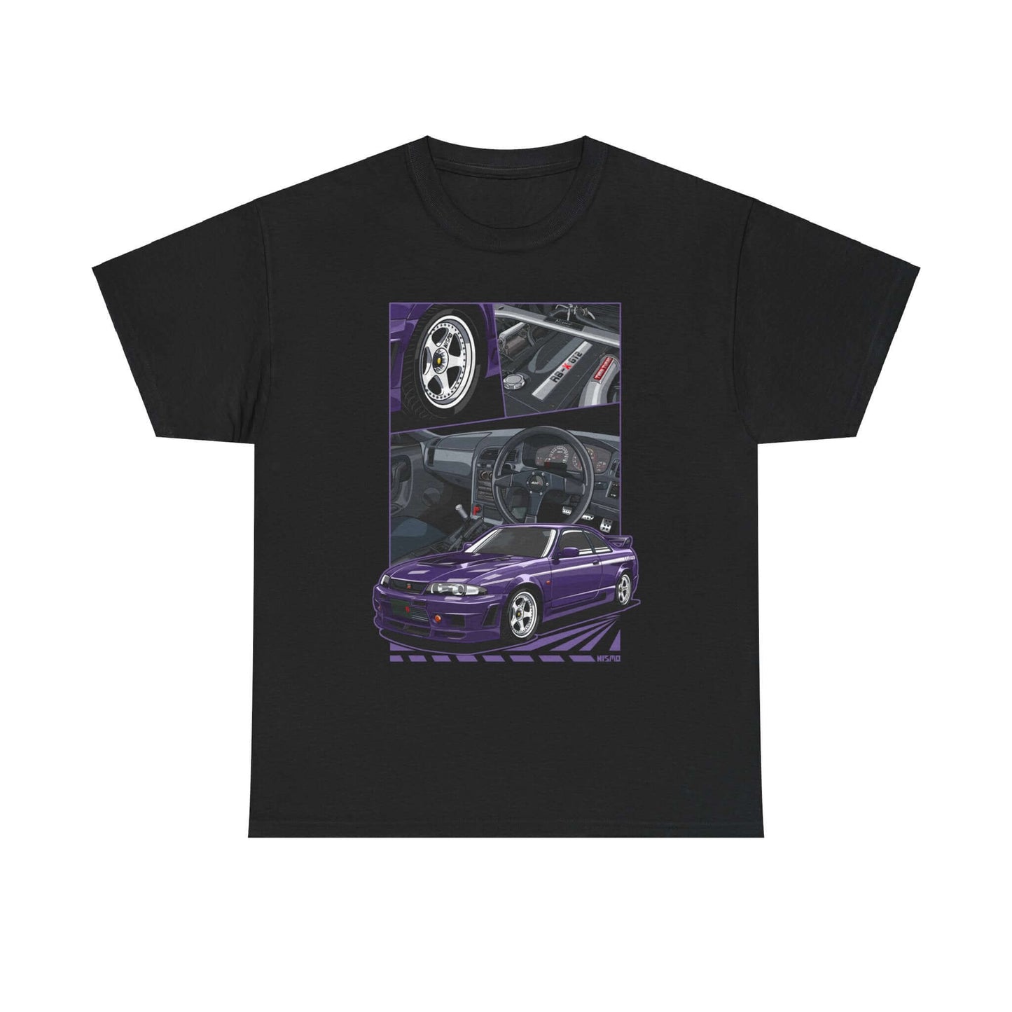 JDM Purple NISMO Nissan Silvia Cartoon T-Shirt