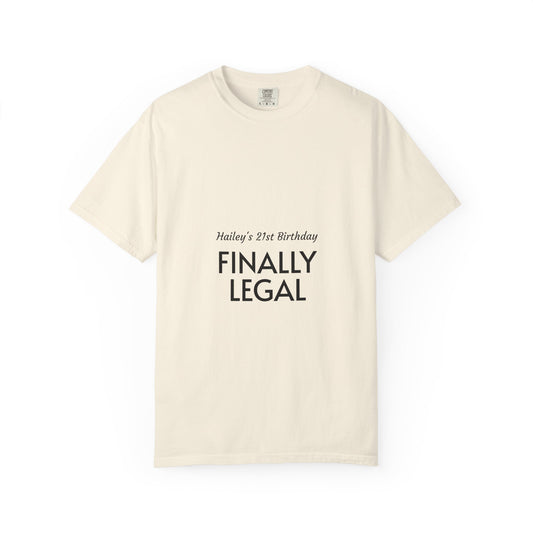 Finally Legal 21st Birthday T-Shirt