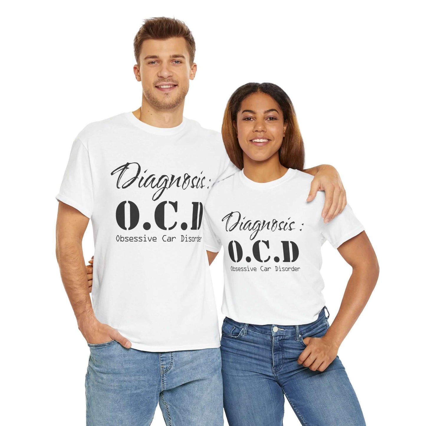 Unique Car Enthusiast T-Shirt: Show Your Love for Cars with OCD (Obsessive Car Disorder)