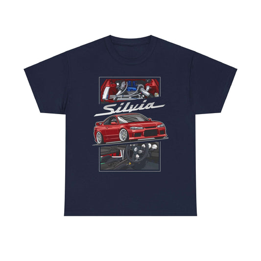 JDM Nissan Silvia Cartoon T-Shirt, Drift Car Tee, unique and stylish T-shirt from our collection.