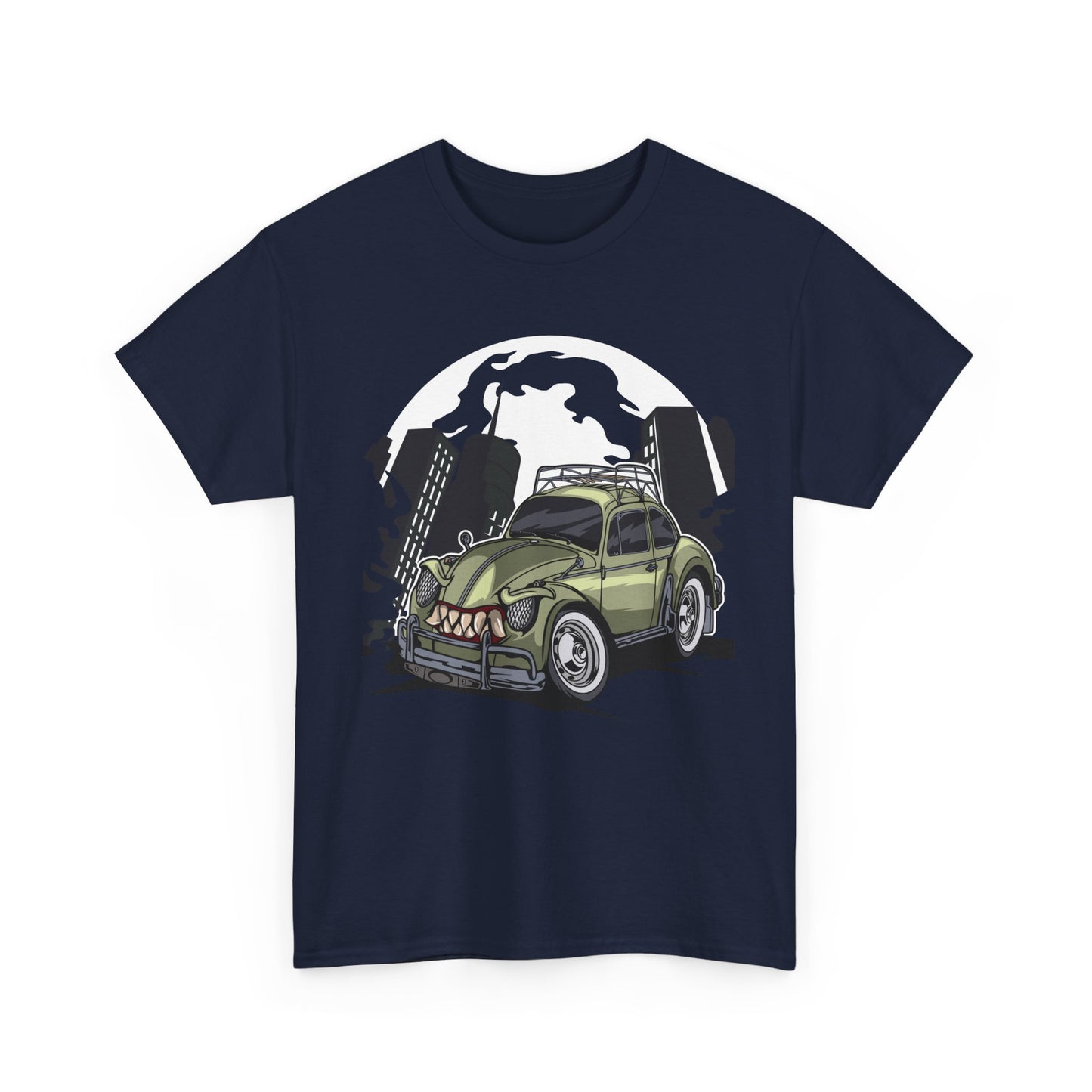 Beetle Art Unisex Tee - Vintage Car Urban Monster Retro Unique Print