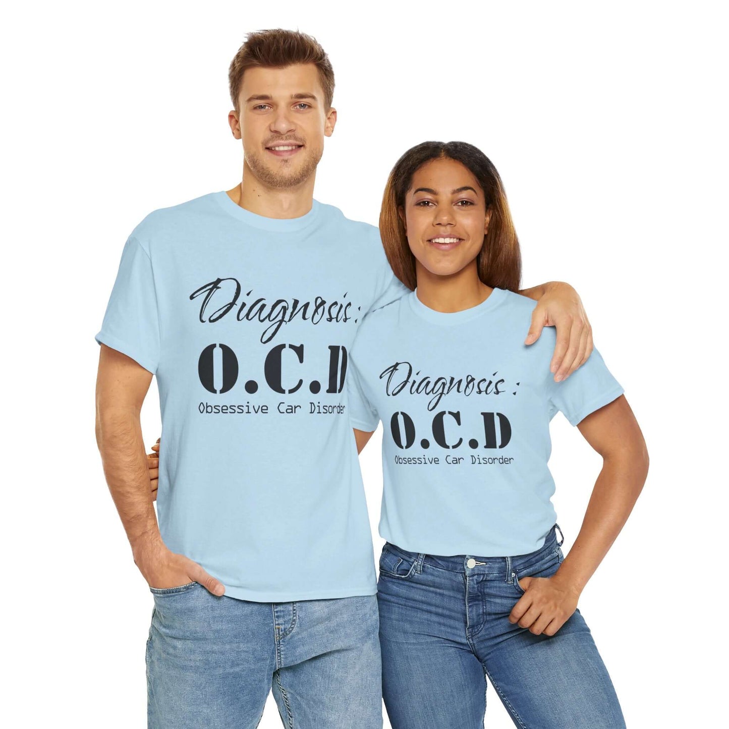 Unique Car Enthusiast T-Shirt: Show Your Love for Cars with OCD (Obsessive Car Disorder)