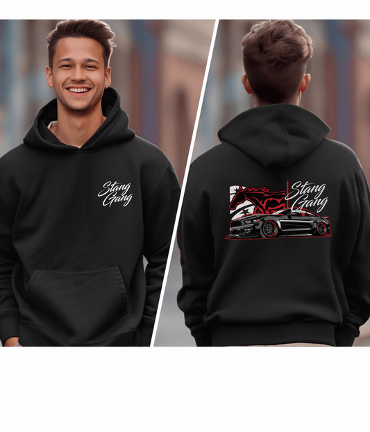 Hooded Sweatshirt - Stang Gang Muscle Car Lovers