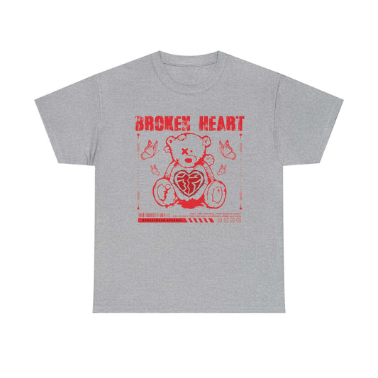 T-Shirt - Broken Heart Teddy Bear Design